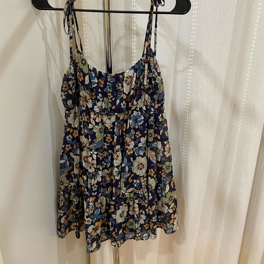 All in Favor Tiered Mini Dress